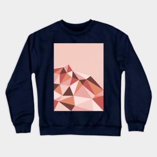 Geo Range pink Crewneck Sweatshirt